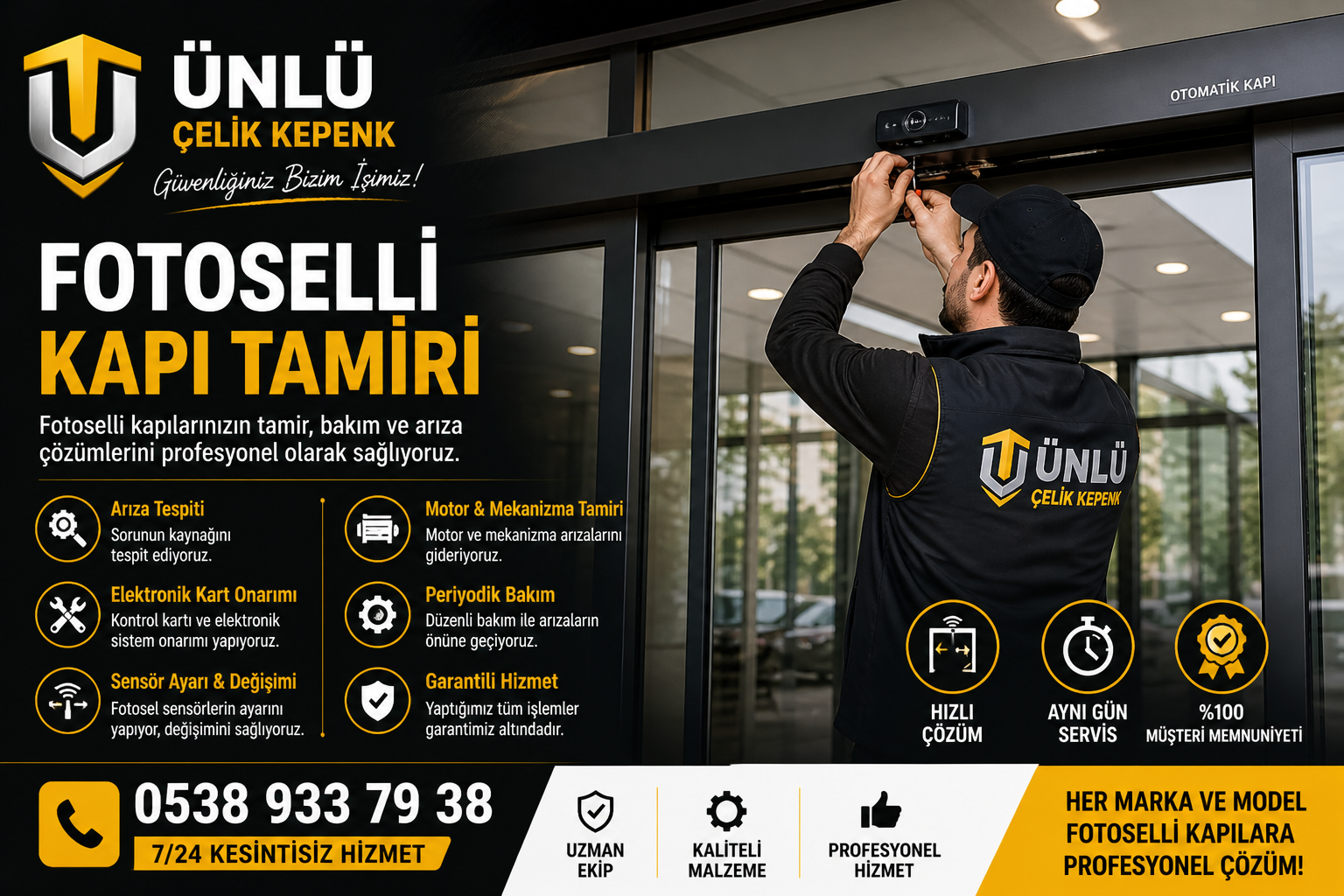 Fotoselli kapi tamiri