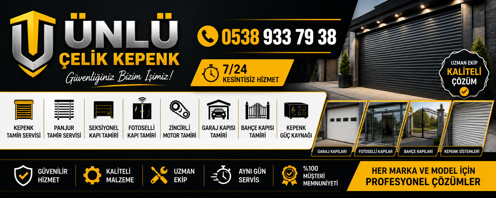Kepenk tamir servisi