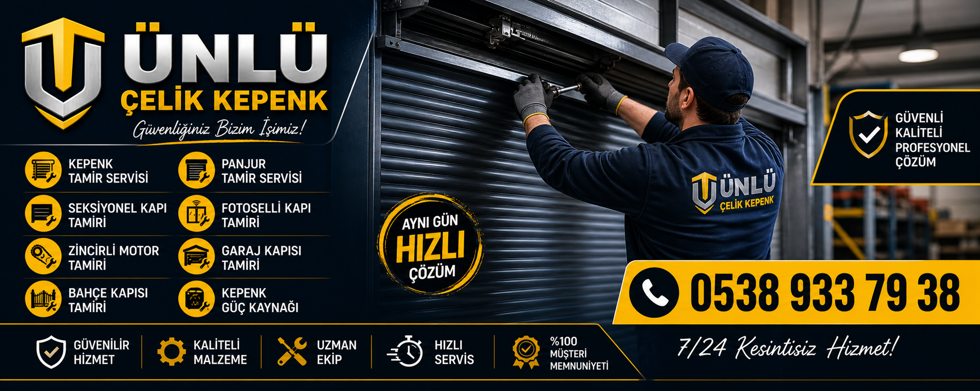 Kepenk tamir servisi tanitim gorseli
